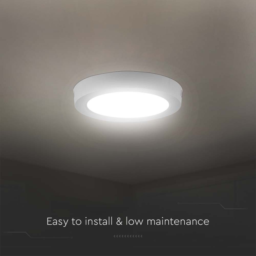 LED Plafon LED/18W/230V 4000K śr. 21,5 cm