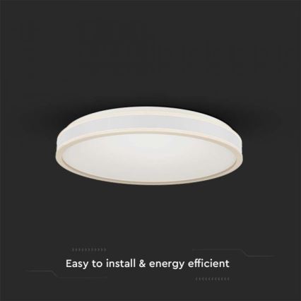LED Plafon LED/18W/230V 4000K śr. 35 cm biały