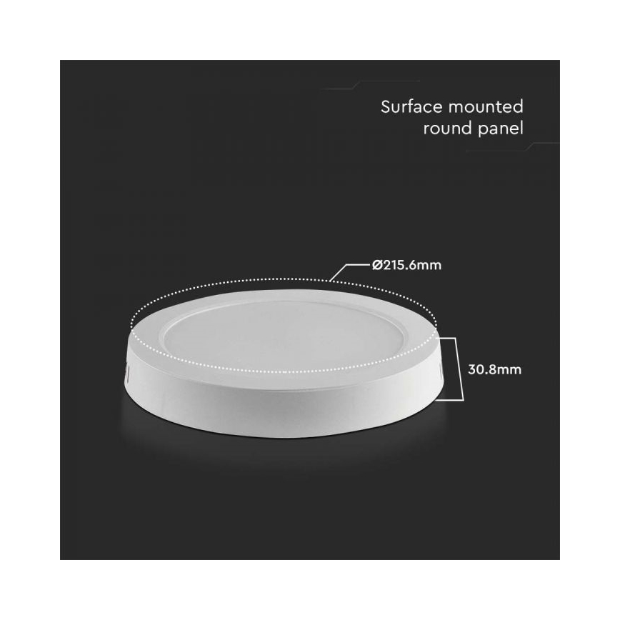 LED Plafon LED/18W/230V 6500K śr. 21,6 cm