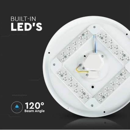 LED Plafon LED/18W/230V d. 31 cm 3000/4000/6400K