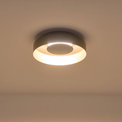 LED Plafon LED/20W/230V 3000K czarny