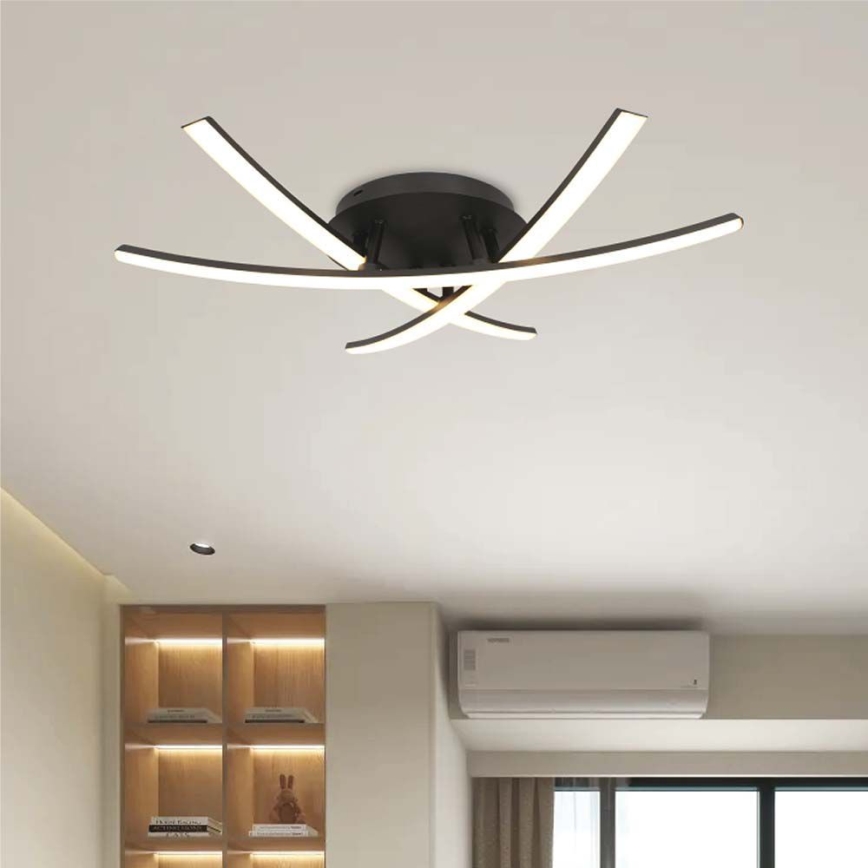 LED Plafon LED/20W/230V 3000K czarny