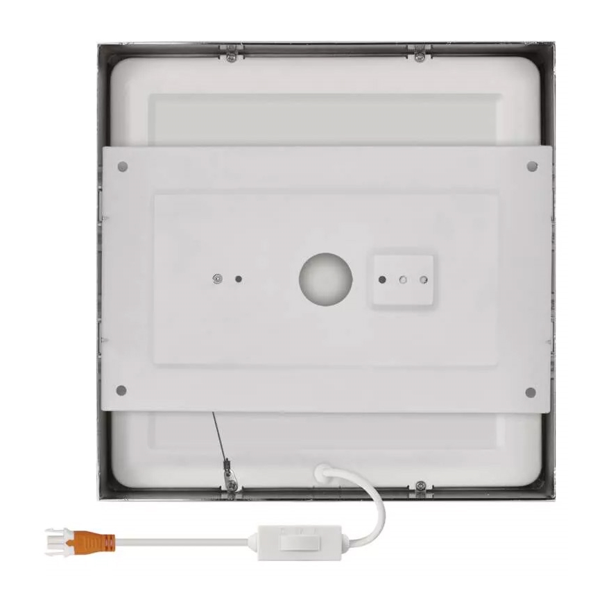 LED Plafon NEXXO LED/21W/230 3000/3500/4000K 22,5x22,5 cm matowy chrom