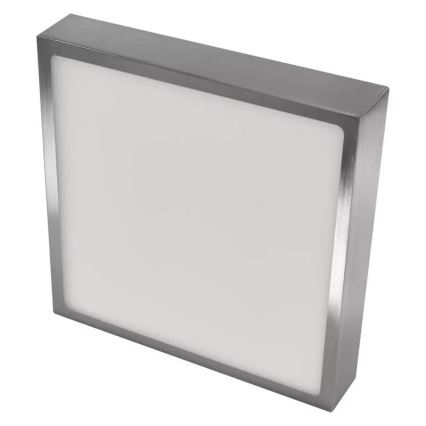 LED Plafon NEXXO LED/21W/230 3000/3500/4000K 22,5x22,5 cm chrom