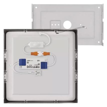 LED Plafon NEXXO LED/21W/230 3000/3500/4000K 22,5x22,5 cm matowy chrom