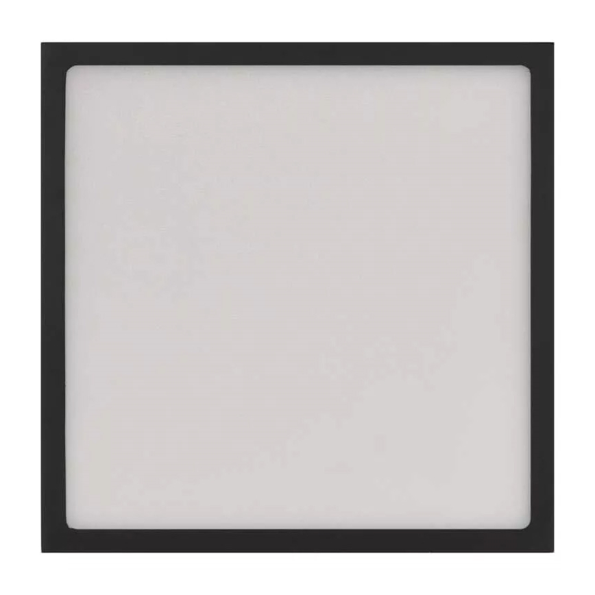 LED Plafon NEXXO LED/21W/230V 3000/3500/4000K 22,5x22,5 cm czarny