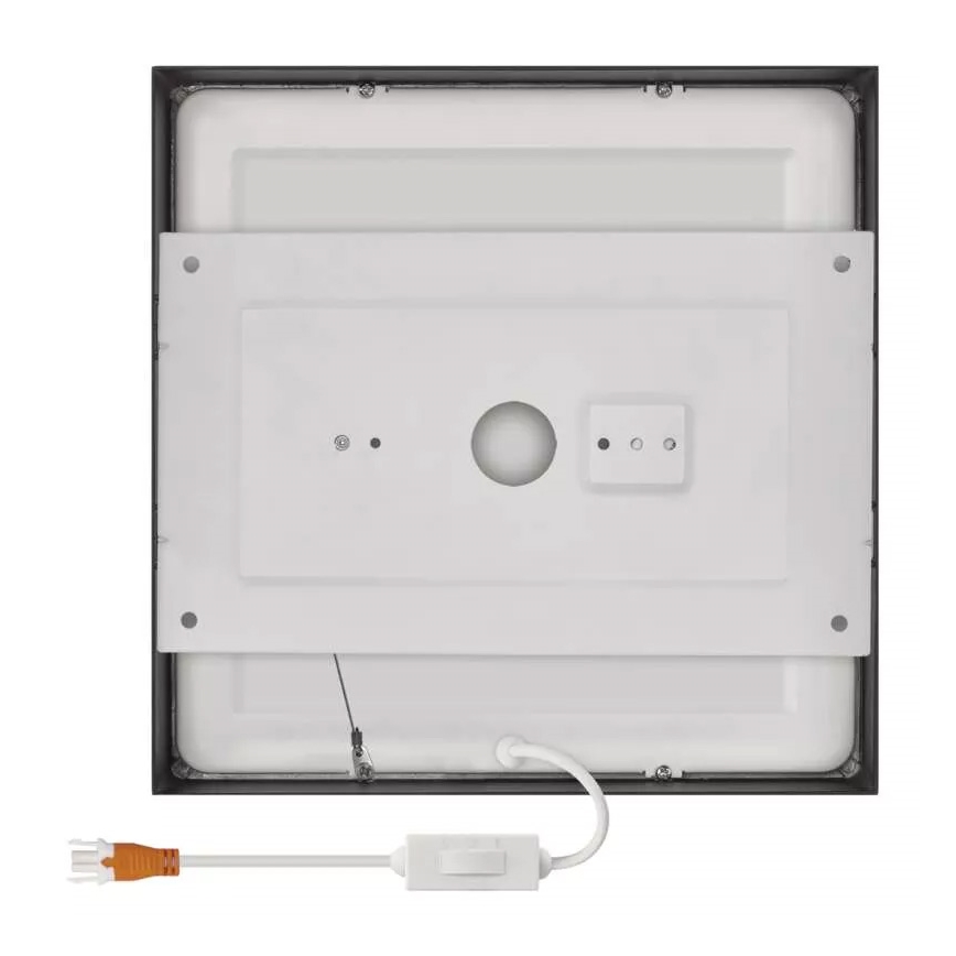 LED Plafon NEXXO LED/21W/230V 3000/3500/4000K 22,5x22,5 cm czarny