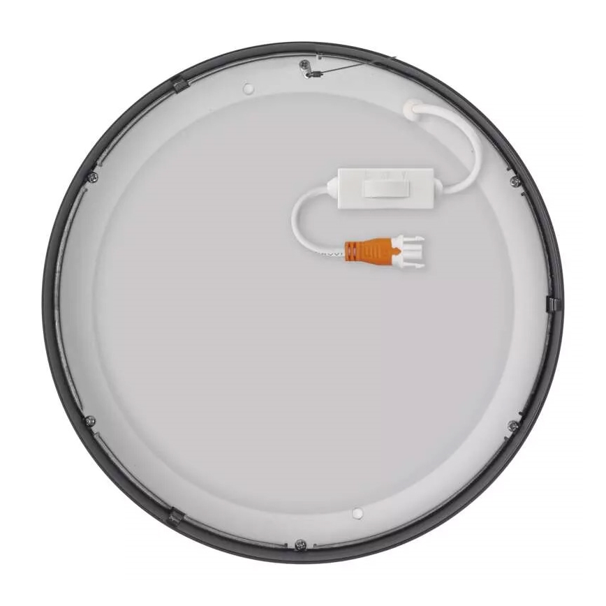 LED Plafon NEXXO LED/21W/230V 3000/3500/4000K d. 22,5 cm czarny
