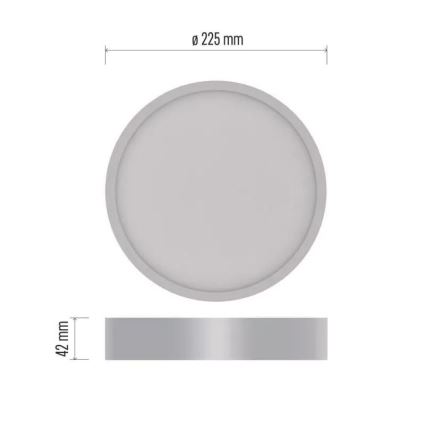 LED Plafon NEXXO LED/21W/230V 3000/3500/4000K śr. 22,5 cm biały