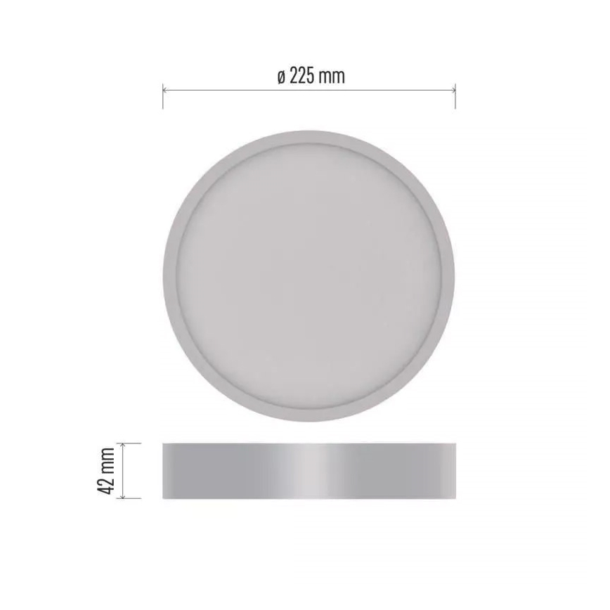 LED Plafon NEXXO LED/21W/230V 3000/3500/4000K śr. 22,5 cm biały