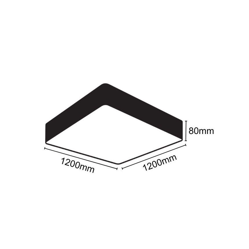 LED Plafon LED/240W/230V 4000K 120x120 cm
