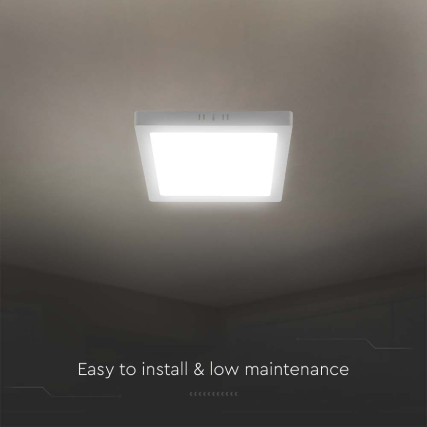 LED Plafon LED/24W/230V 4000K 28,7x28,7 cm biały