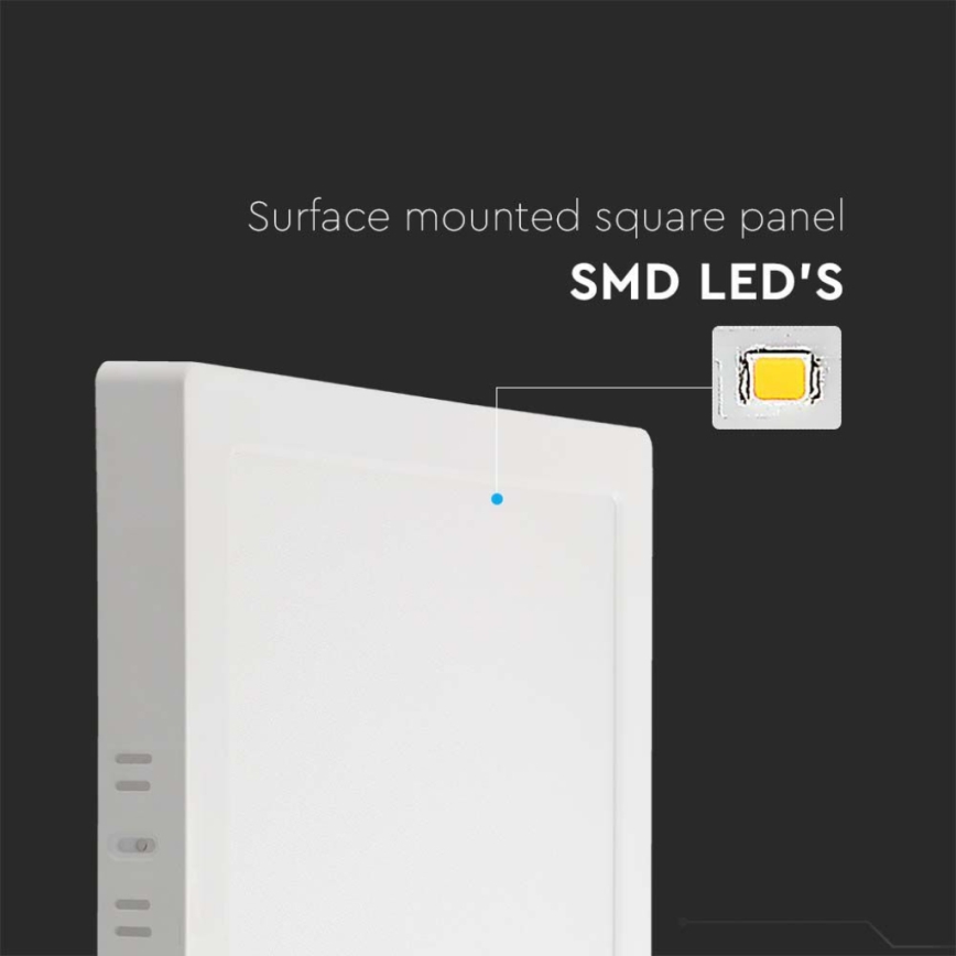 LED Plafon LED/24W/230V 4000K 28,7x28,7 cm biały