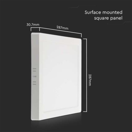 LED Plafon LED/24W/230V 4000K 28,7x28,7 cm biały
