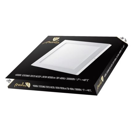 Nedes LPL425 - LED Oprawa wpuszczana LED/24W/230V 4000K