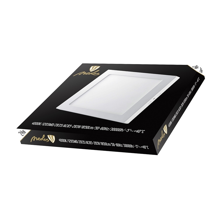 Nedes LPL425 - LED Oprawa wpuszczana LED/24W/230V 4000K