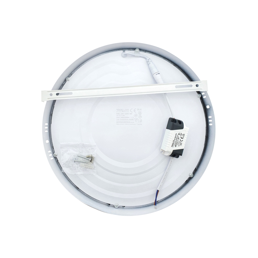LED Plafon LED/24W/230V 4200K śr. 28,5 cm biały