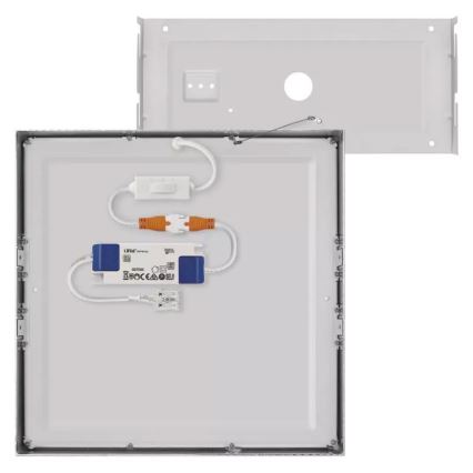 LED Plafon NEXXO LED/28,5W/230V 3000/3500/4000K 30x30 cm matowy chrom