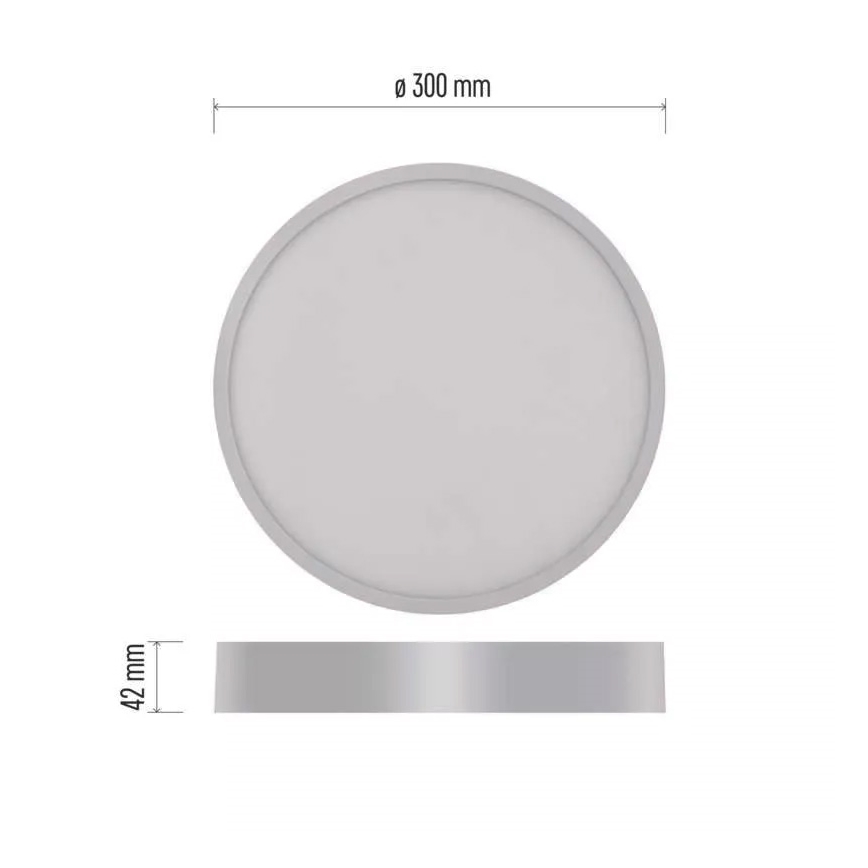 LED Plafon NEXXO LED/28,5W/230V 3000/3500/4000K śr. 30 cm biały