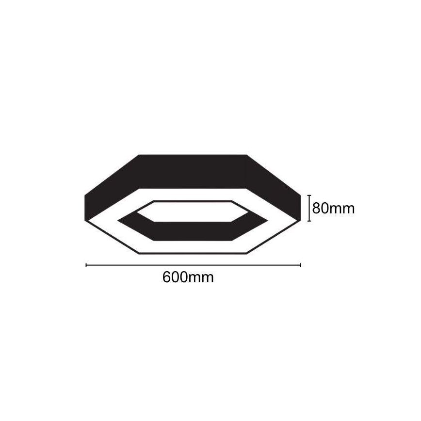 LED Plafon LED/28W/230V 4000K śr. 60 cm