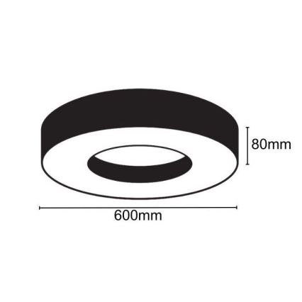 LED Plafon LED/30W/230V 4000K śr. 60 cm