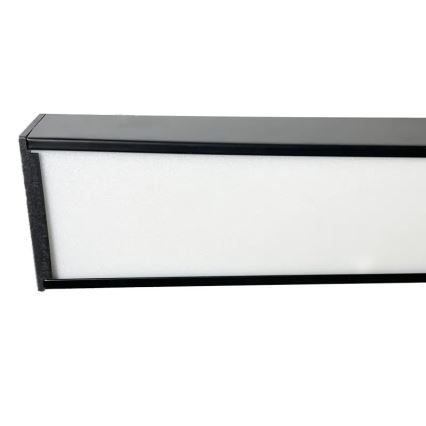 LED Plafon LED/32W/230V 4000K 120x13 cm czarny