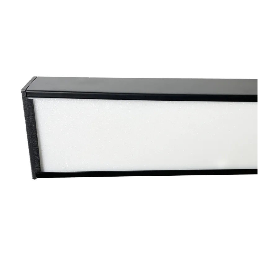 LED Plafon LED/32W/230V 4000K 120x13 cm czarny