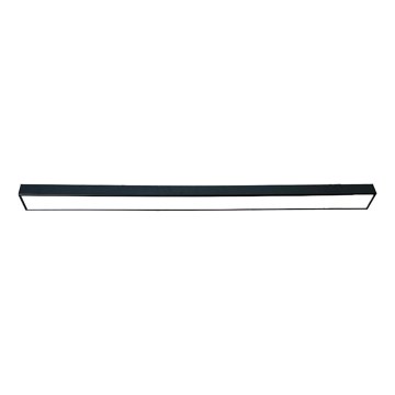 LED Plafon LED/32W/230V 4000K 120x7 cm czarny