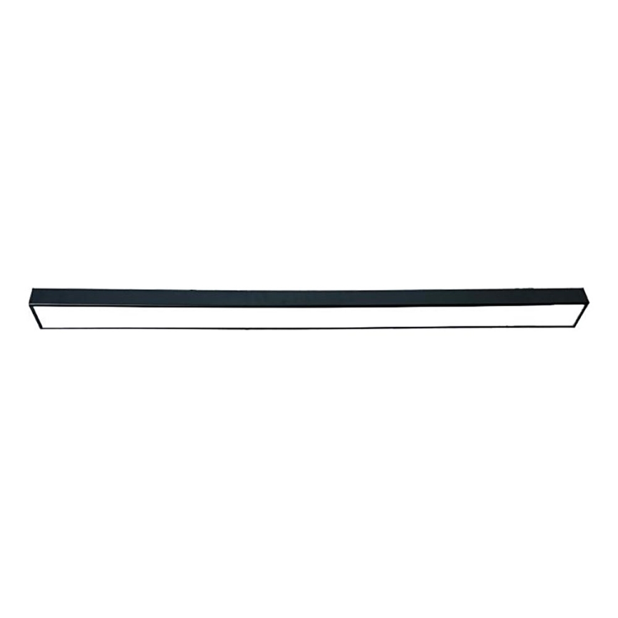 LED Plafon LED/32W/230V 4000K 120x7 cm czarny