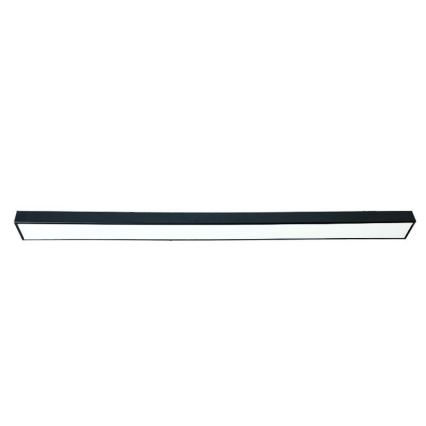 LED Plafon LED/32W/230V 4000K 120x7 cm czarny