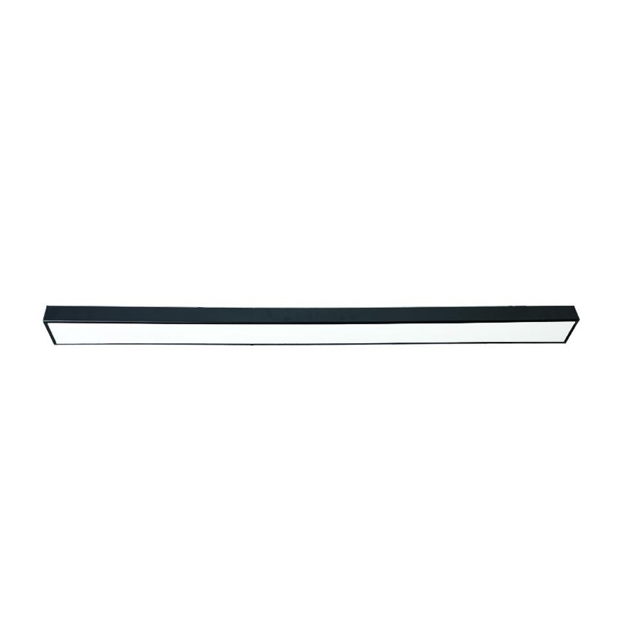 LED Plafon LED/32W/230V 4000K 120x7 cm czarny