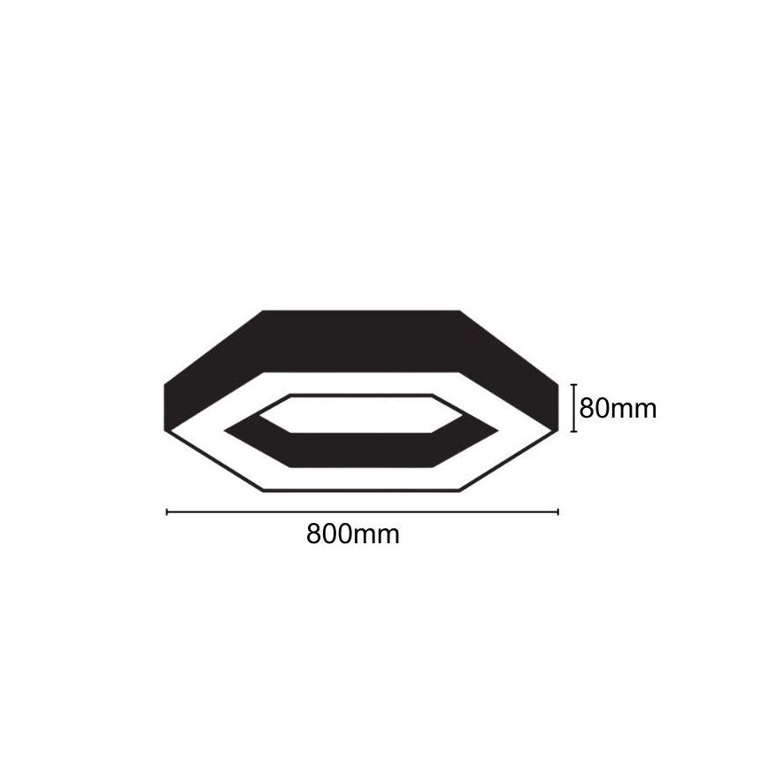 LED Plafon LED/40W/230V 4000K śr. 80 cm