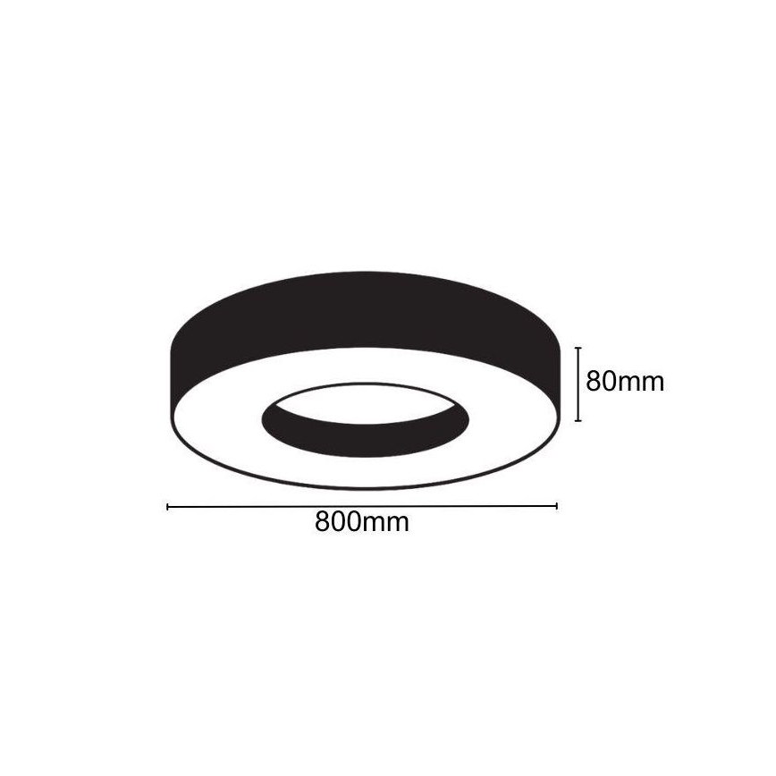 LED Plafon LED/40W/230V 4000K śr. 80 cm