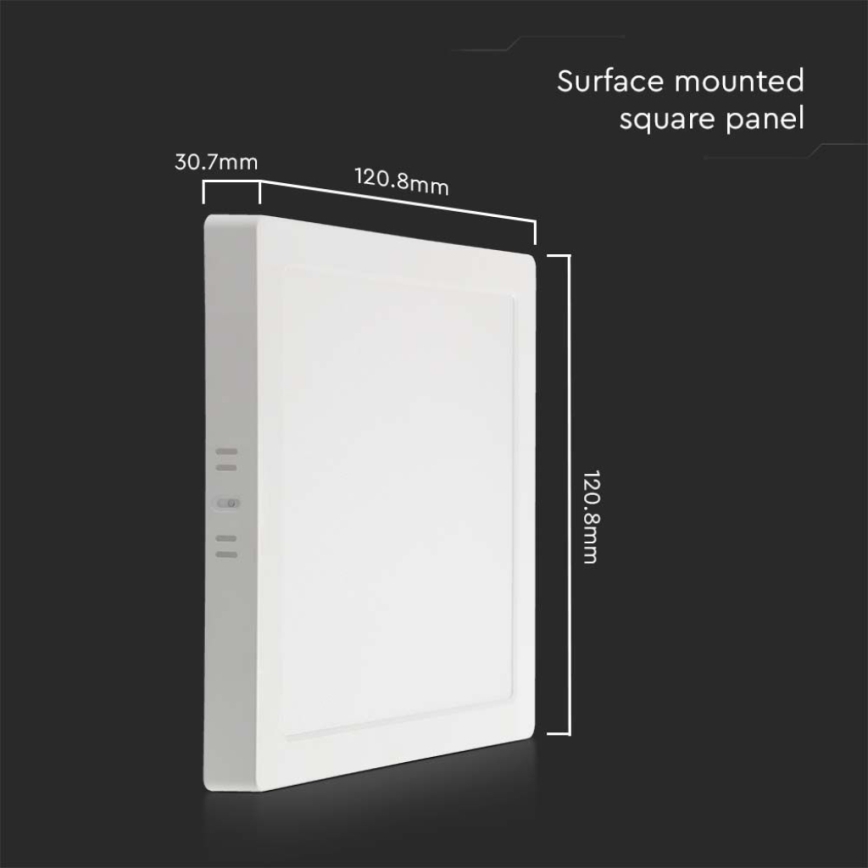 LED Plafon LED/6W/230V 4000K 12x12 cm biały