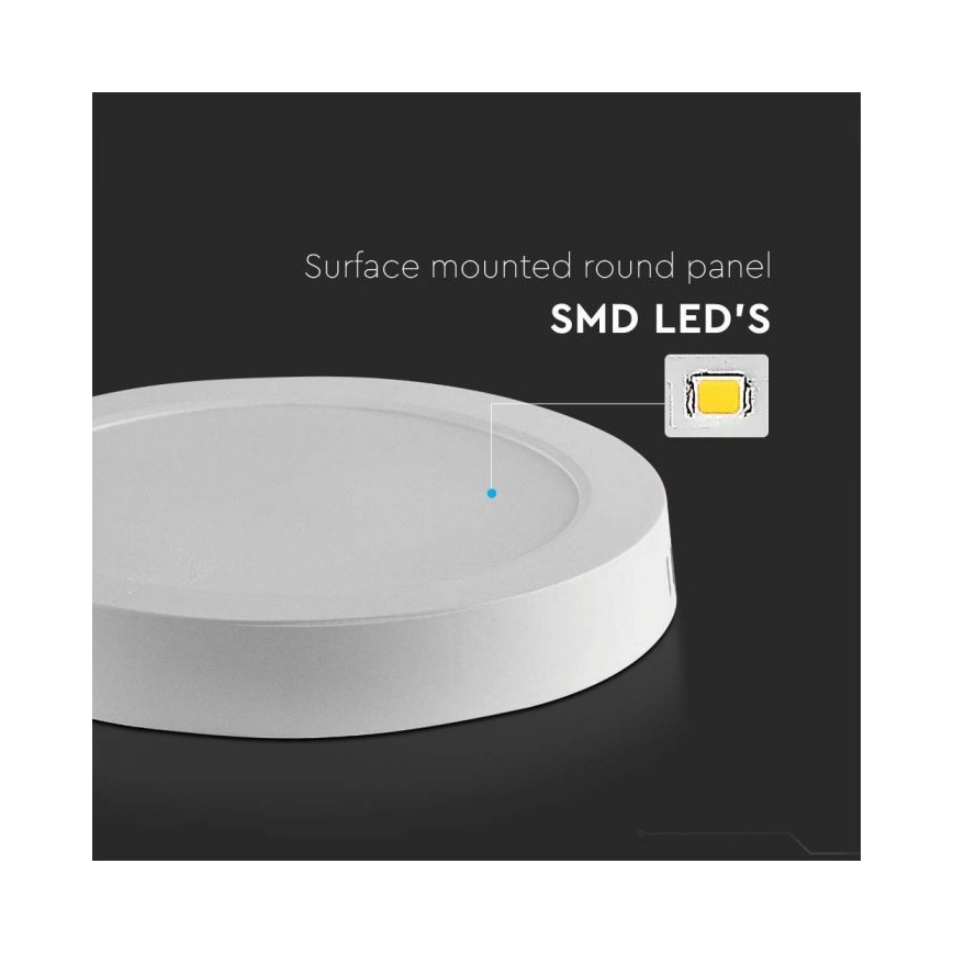 LED Plafon LED/6W/230V 6500K śr. 12 cm biały