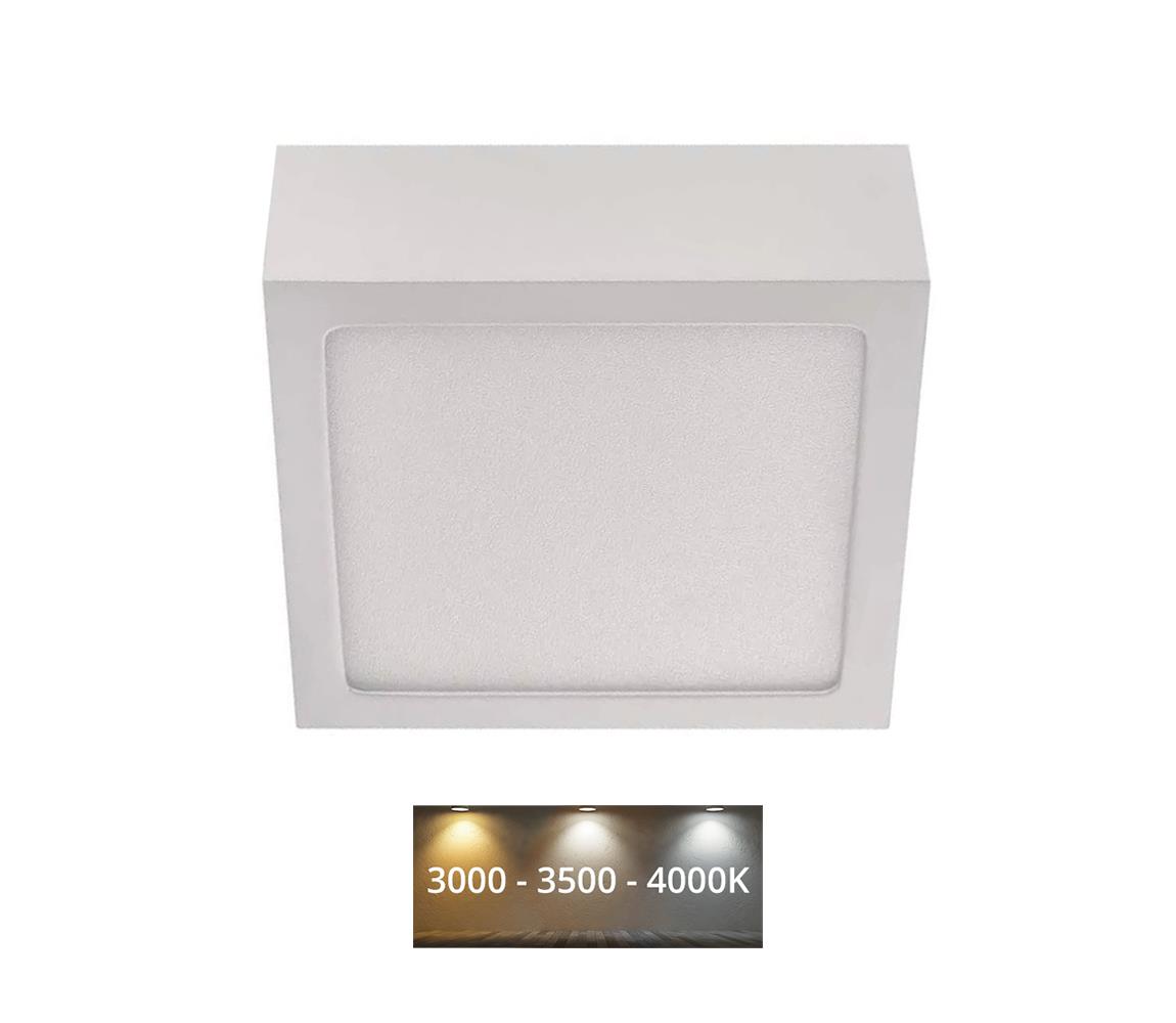 LED Plafon LED/7,6W/230V 3000/3500/4000K 12x12 cm biały