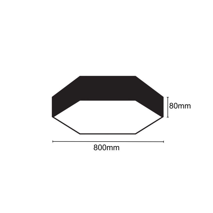 LED Plafon LED/70W/230V 4000K śr. 80 cm