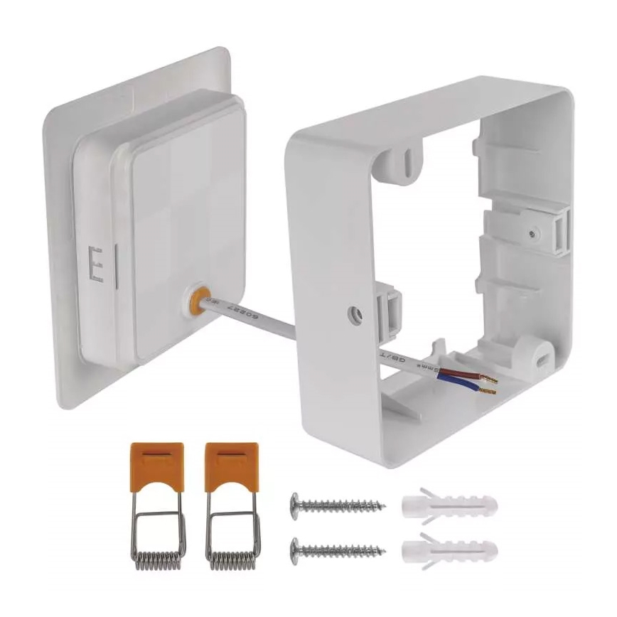 LED Plafon LED/9W/230V 12x12 cm biały