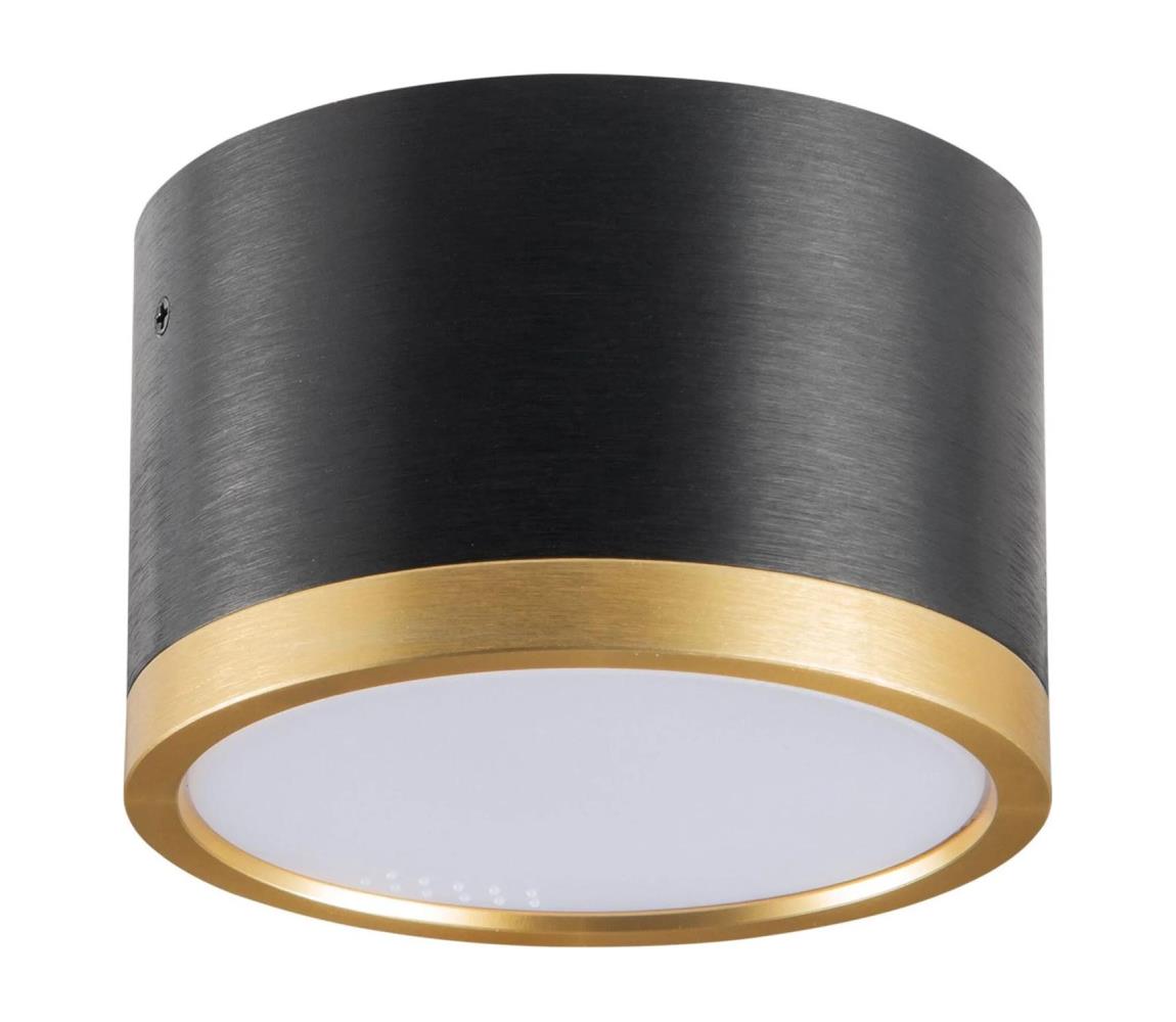 LED Plafon MIRELLA 1xGX53/6W/230V czarny/złoty
