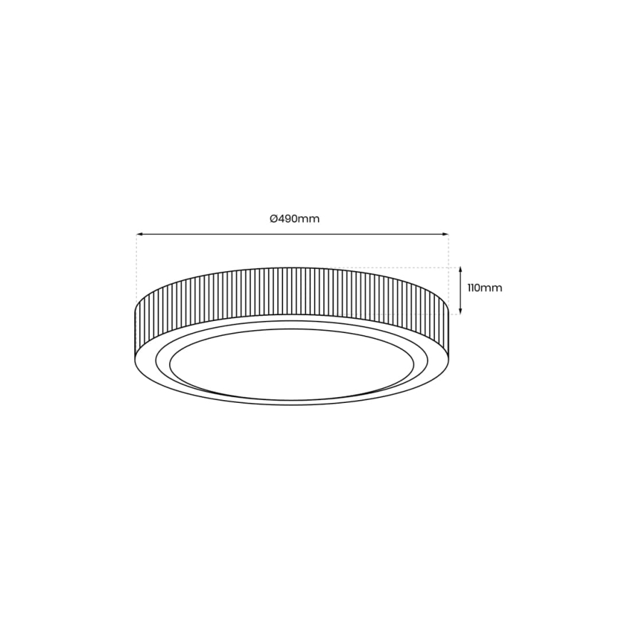 LED Plafon MIRI LED/34W/230V śr. 49 cm