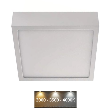 LED Plafon NEXXO LED/12,5W/230V 3000/3500/4000K 17x17 cm biały