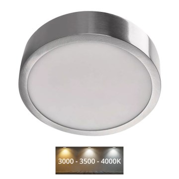 LED Plafon NEXXO LED/12,5W/230V 3000/3500/4000K śr. 17 cm matowy chrom