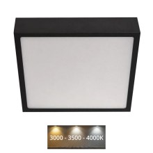 LED Plafon NEXXO LED/21W/230V 3000/3500/4000K 22,5x22,5 cm czarny