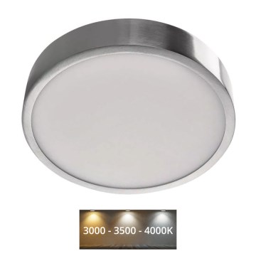 LED Plafon NEXXO LED/21W/230V 3000/3500/4000K śr. 22,5 cm chrom błyszczący