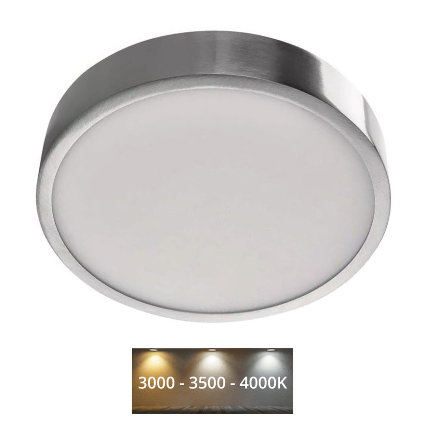 LED Plafon NEXXO LED/21W/230V 3000/3500/4000K śr. 22,5 cm chrom błyszczący