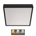 LED Plafon NEXXO LED/28,5W/230V 3000/3500/4000K 30x30 cm czarny