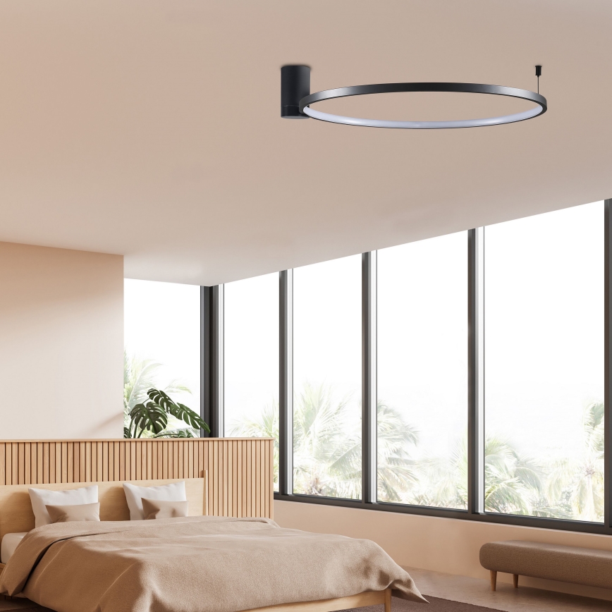 LED Plafon NOEMI LED/20W/230V 4000K śr. 50 cm czarny
