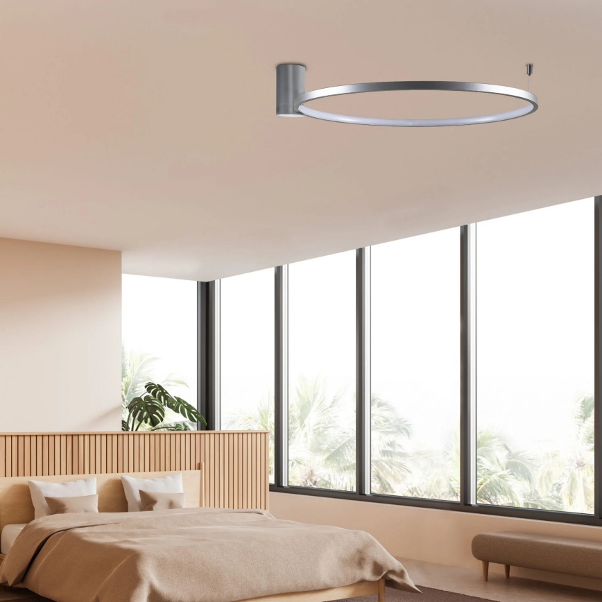 LED Plafon NOEMI LED/20W/230V 4000K śr. 50 cm matowy chrom