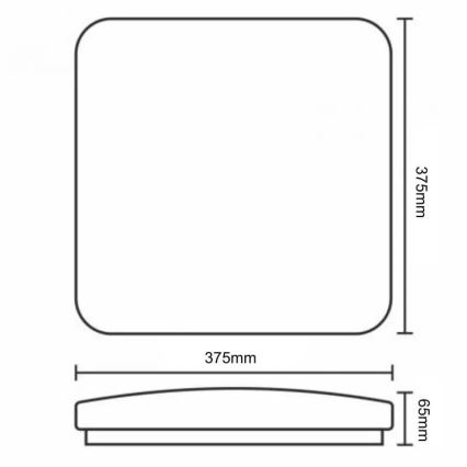 LED Plafon ściemnialny OPAL LED/36W/230V 3000-6500K + pilot zdalnego sterowania