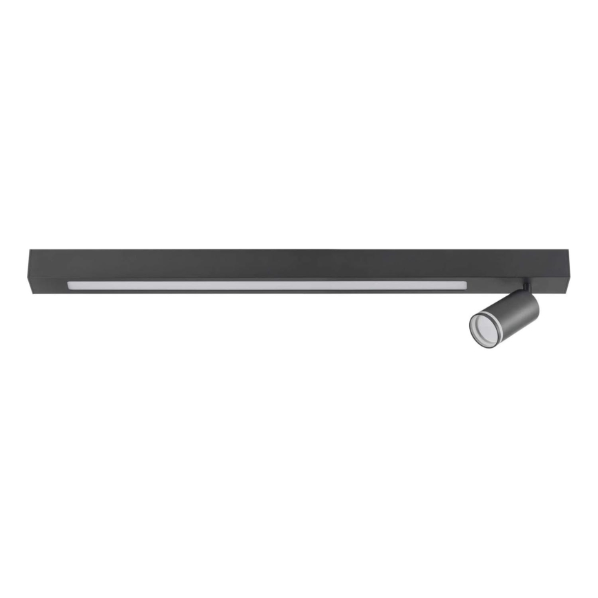 LED Plafon PARIS LED/24W/230V + 1xGU10/10W czarny